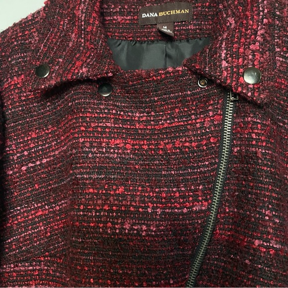 Dana Buchman tweed jacket. Just below the waist with front zipper. - Picture 4 of 8